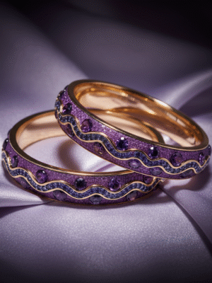 3 (106) Designer Party Bangles – Zircon Studded Handcrafted Jewelry