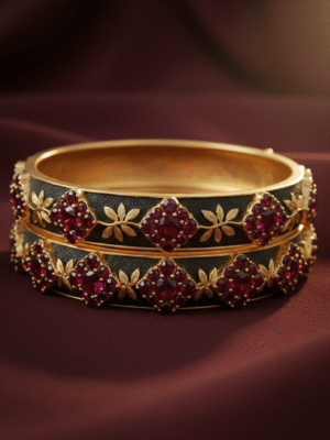3 (111) Luxury Pearl Bangles – Handcrafted Wedding Jewelry for Brides