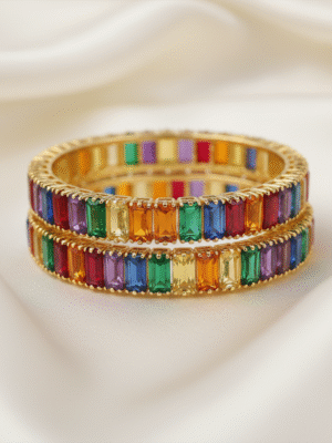 3 (60) Lyssara Crown – The Luxe Bloom Bangles