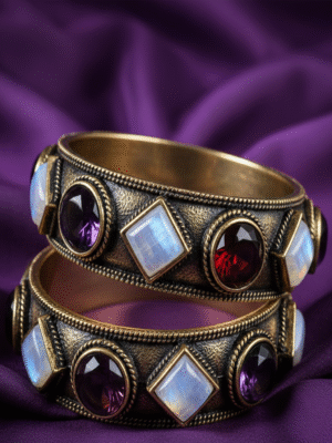 3 (66) Lumiera Charm – The Radiant Crescent Bangles