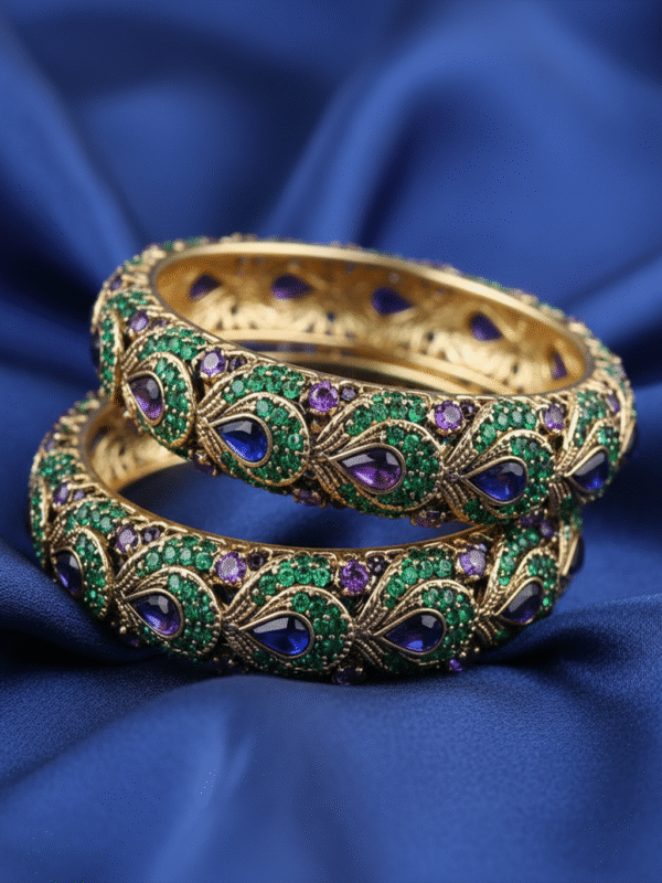 Seloria Divine – The Celestial Bloom Bangles