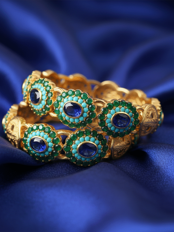 Caeloria Luxe – The Midnight Shine Bangles