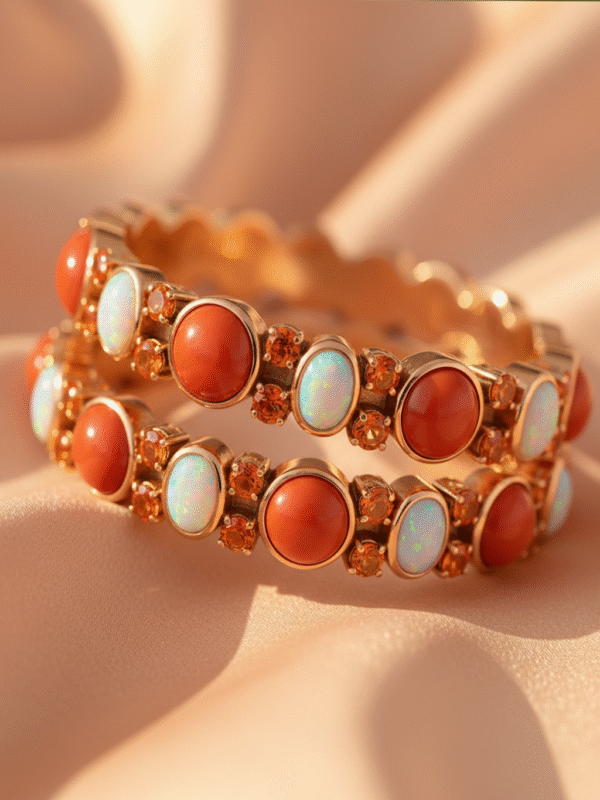 3 (95) Daily Office Wear Bangles – Minimalist Silver Plated Jewelry