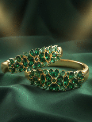 3 (97) Stylish Party Bangles – Zircon & Crystal Studded Fashion Jewelry