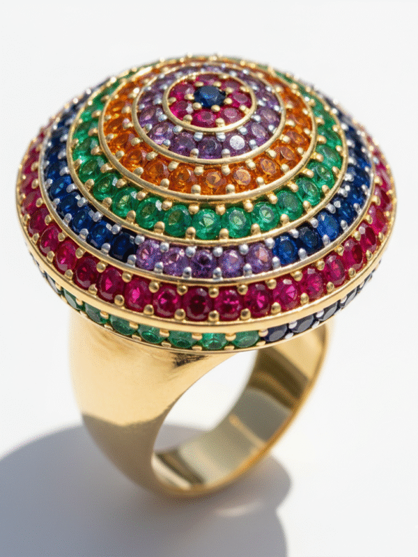 4 (27) Trendy Casual Ring – Adjustable Rose Gold Plated Design