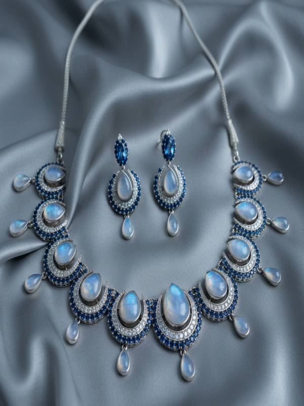 Untit led-1 Trendy Party Wear Necklace – Diamond Look Choker Jewelry