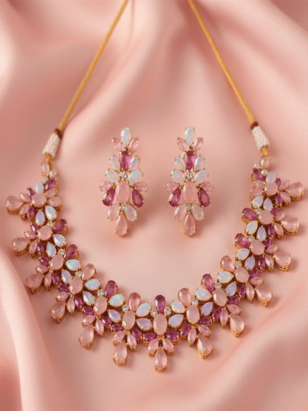 Untitdled-1 Designer Party Wear Jewelry Set – Pendant and Earrings