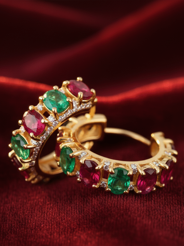 Aurelia Mist – The Golden Serenity Earrings