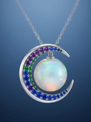 1 (103) Althera Glow – The Celestial Harmony Necklace