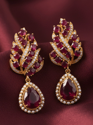 1 (104) Seraphina Grace – The Whispering Halo Earrings