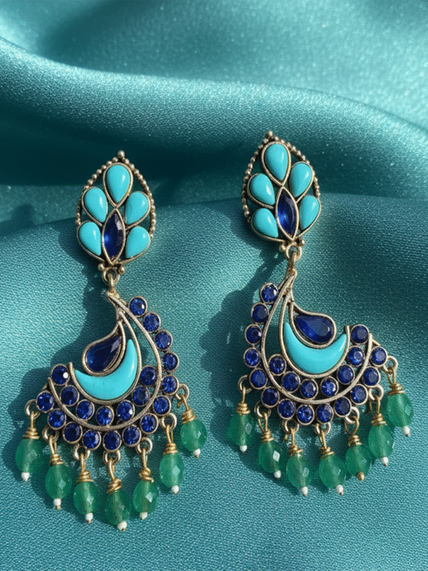 Evadelle Charm – The Velvet Glow Earrings