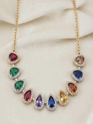 1 (110) Elarion Veil – The Diamond Echo Necklace