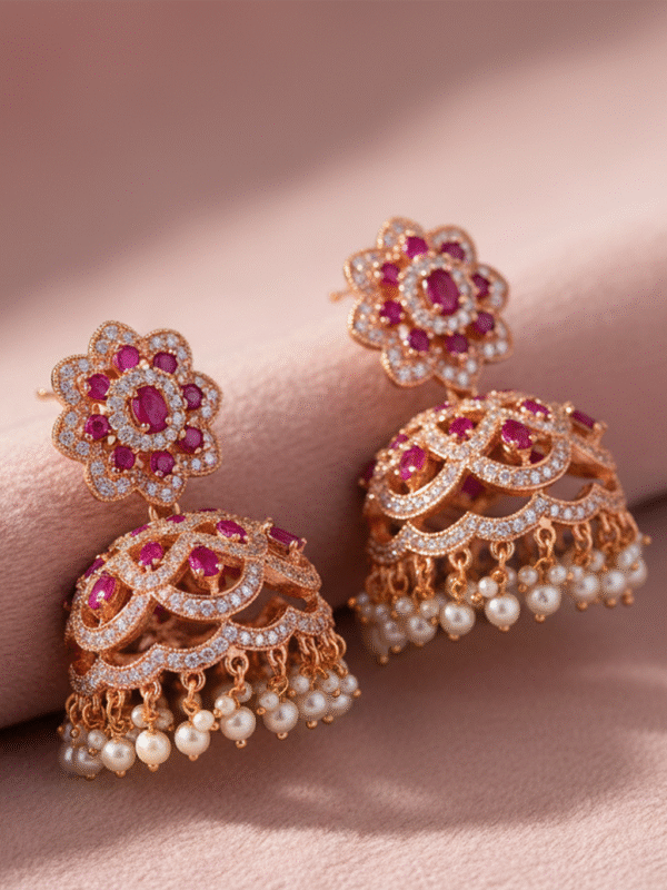 Lumira Frost – The Crystal Bloom Earrings