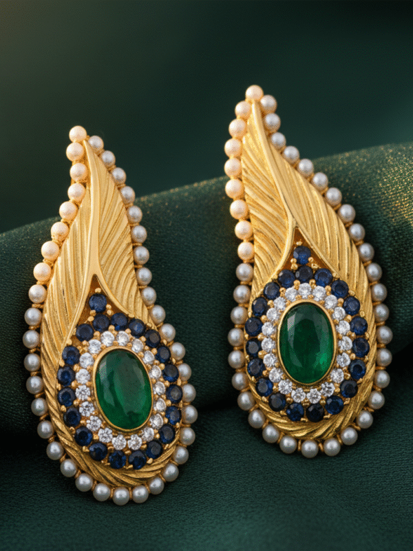 Aveline Rose – The Blushing Petal Earrings