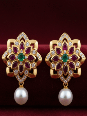1 (12) Serenelle Dusk – The Twilight Bloom Earrings