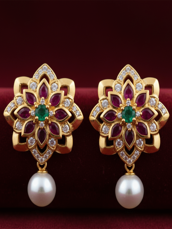 Serenelle Dusk – The Twilight Bloom Earrings