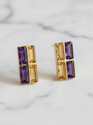 1 (127) Caelina Dawn – The Morning Star Earrings