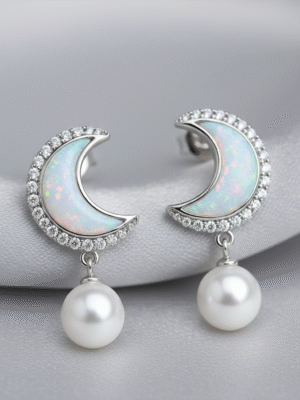 1 (132) Aurelia Bloom – The Eternal Radiance Earrings