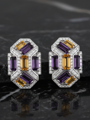 1 (134) Arienna Flame – The Scarlet Glow Earrings