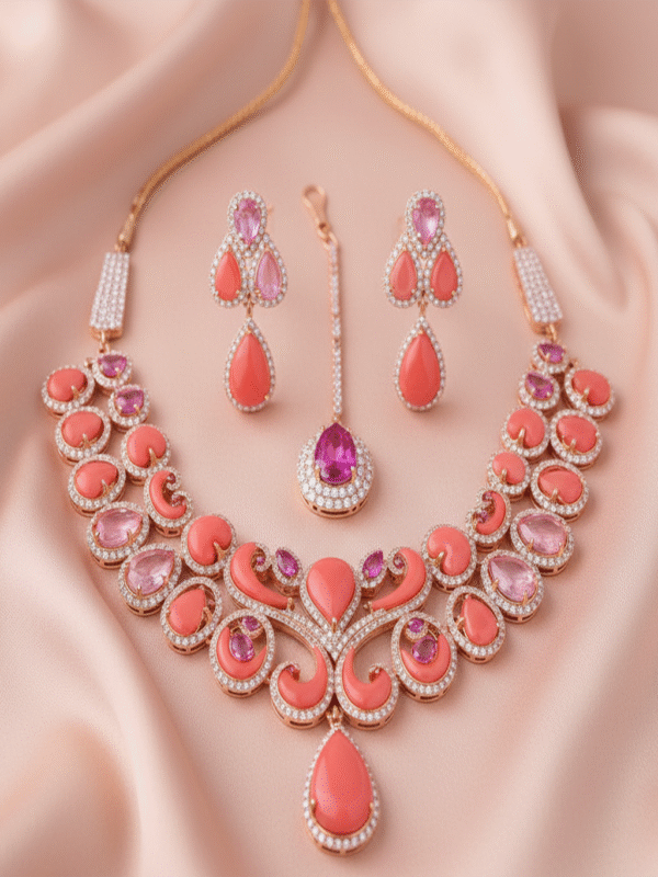 Averine Luxe – The Moonlit Desire Party Wear Jewellery Set