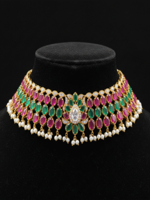 1 (14) Thalira Dawn – The Morning Jewel Necklace