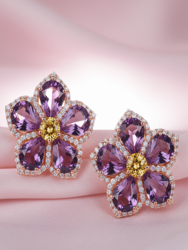 Velantra Dusk – The Golden Twilight Earrings