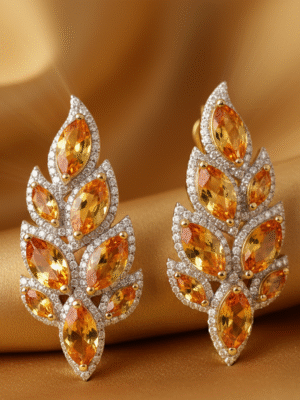 1 (150) Zarielle Bloom – The Rosy Dream Earrings