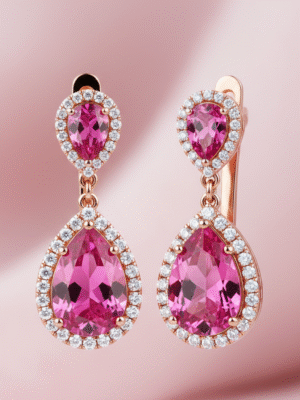 1 (155) Celviera Mist – The Dream Petal Earrings