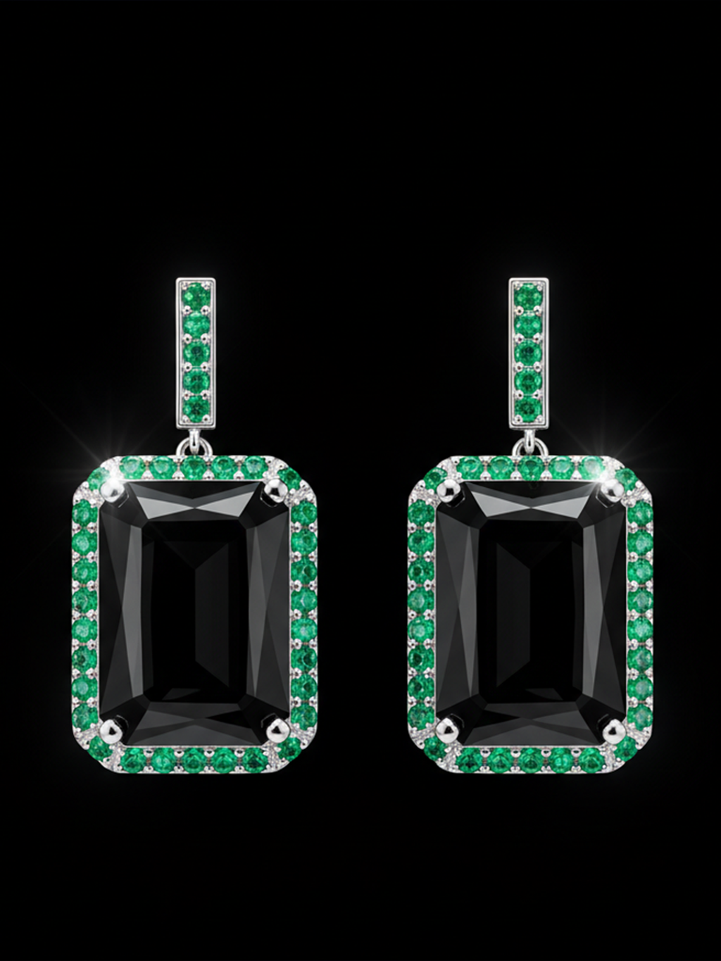 Rosmira Dusk – The Scarlet Radiance Earrings