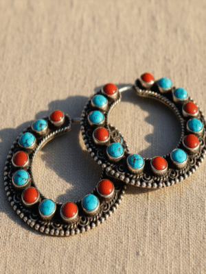 1 (159) Velmira Halo – The Golden Luster Earrings