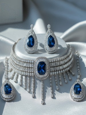 1 (16) Eveloria Charm – The Radiant Gala Party Wear Jewellery Set