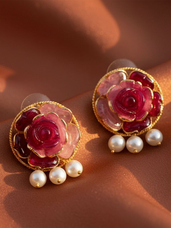 Aurivelle Pearl – The Dew Kiss Earrings