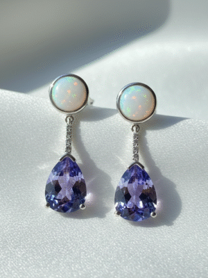 1 (165) Elariel Mist – The Whisper Veil Earrings