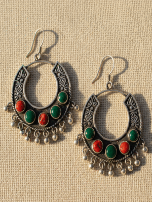 1 (168) Cynoria Ember – The Royal Flame Earrings