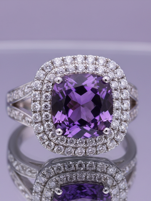 Aurora Imperial – The Blooming Radiance Jewel Ring