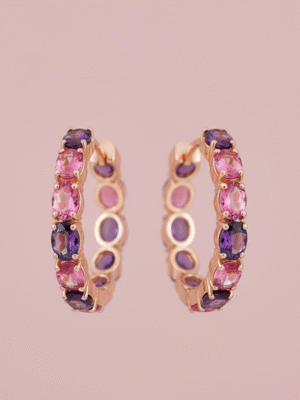 1 (176) Iseria Flame – The Scarlet Majesty Earrings
