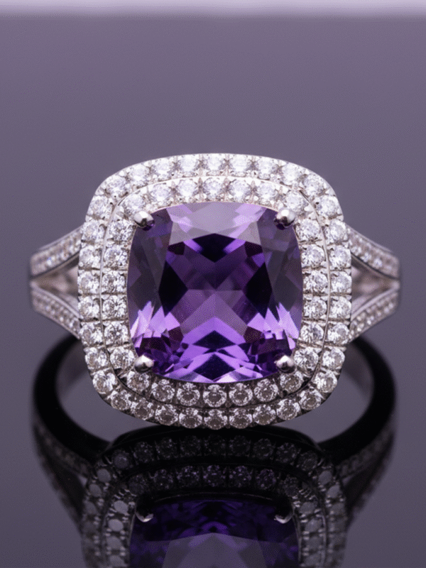 Aurora Imperial – The Blooming Radiance Jewel Ring