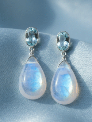 1 (182) Mirelia Frost – The Arctic Whisper Earrings