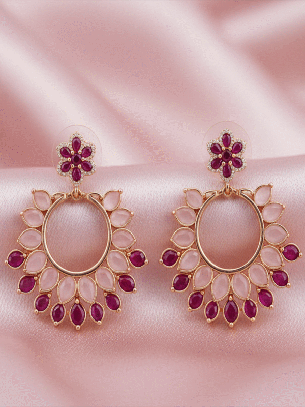 Rosmira Dawn – The Blushing Radiance Earrings