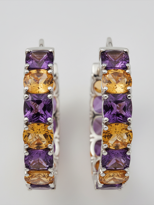 Aurivienne Luxe – The Diamond Bloom Earrings