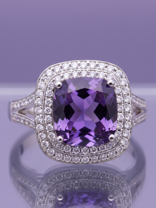 Aurora Imperial – The Blooming Radiance Jewel Ring