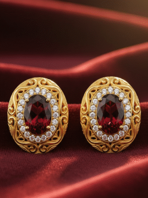 1 (191) Avelisse Crown – The Golden Mirage Earrings