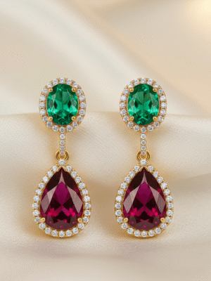 1 (193) Valenora Grace – The Starlit Bloom Earrings