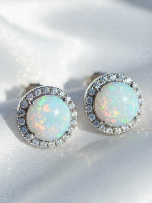 1 (199) Novaria Mist – The Whispered Dew Earrings
