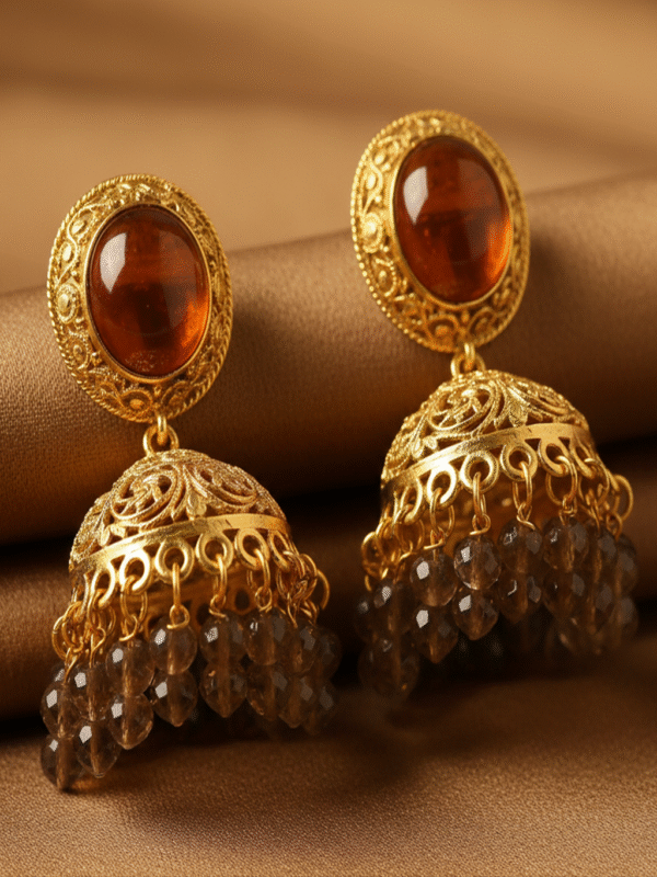 Aurielle Dusk – The Velvet Flame Earrings