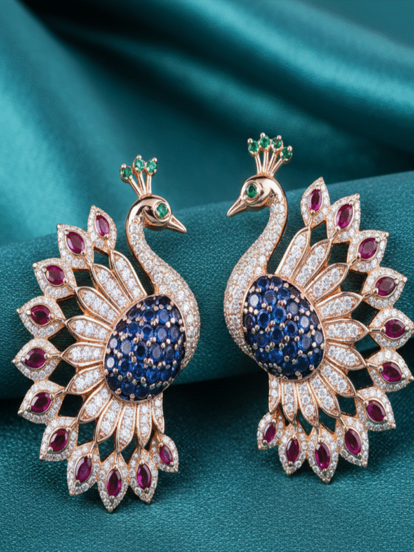 Rosavelle Charm – The Blush Whisper Earrings