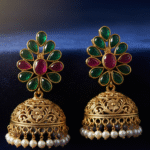 Bridal Earrings – Heavy Kundan Stone Jewelry for Wedding