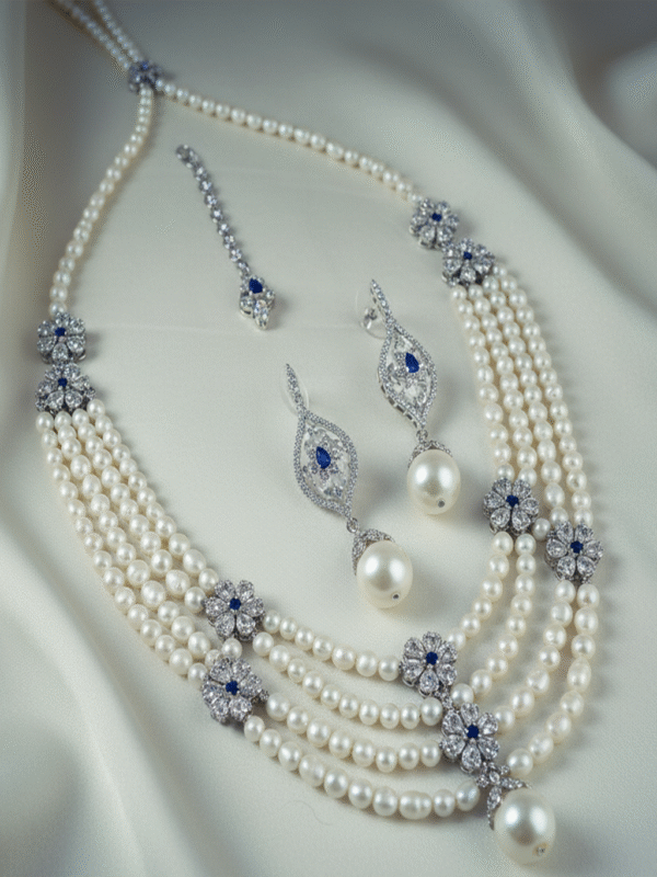 Nuvessa Glint – The Luxe Horizon Party Wear Jewellery Set