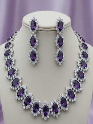 1 (24) Thalora Pearl – The Radiant Charm Party Wear Jewellery Set
