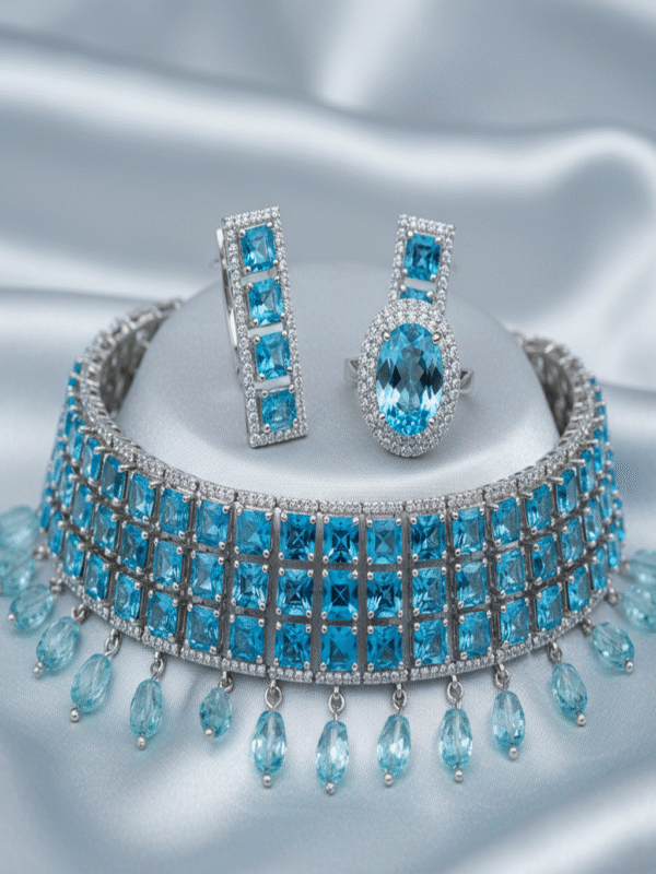 Velina Luxe – The Gilded Whisper Party Wear Jewellery Set